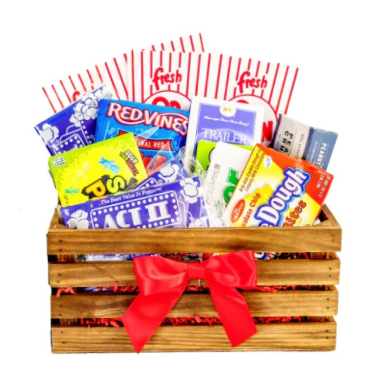 Brenda's Baskets Movie Night Gift Basket