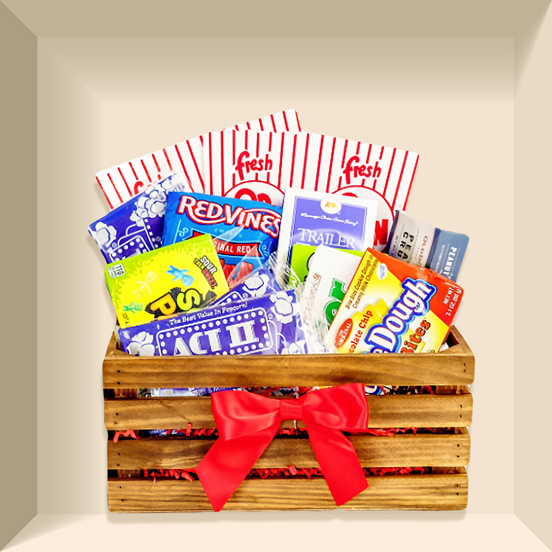 Brenda's Baskets Movie Night Gift Basket